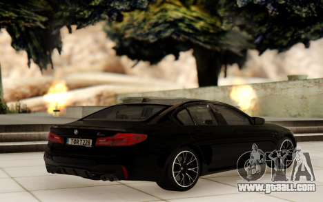 BMW M5 Competition Black Style for GTA San Andreas