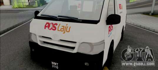 Toyota Hiace PosLaju Malaysian Van