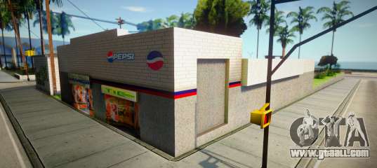 New shop and graffiti