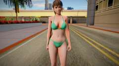 DOAXVV Hitomi Normal Bikini for GTA San Andreas