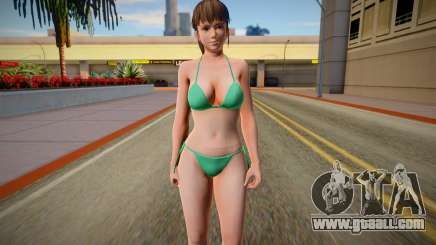 DOAXVV Hitomi Normal Bikini for GTA San Andreas