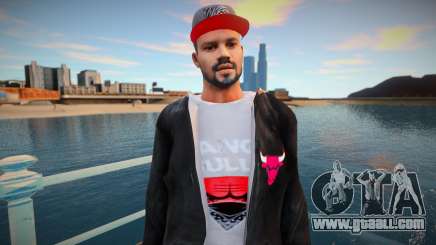 Male Chicago Bulls style for GTA San Andreas