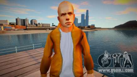 Beta Jimmy Hopkins - Orange Jacket for GTA San Andreas
