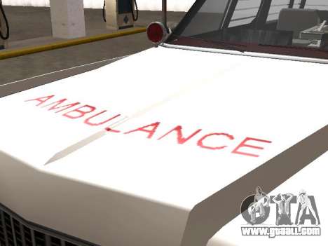 Cadillac Fleetwood Wagon 1970 Ambulance for GTA San Andreas