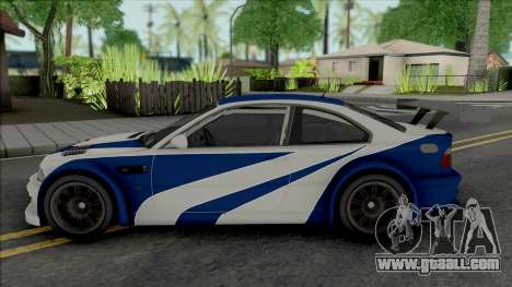BMW M3 GTR [HQ] for GTA San Andreas