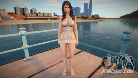 DC Wonder Woman Gust Mashup Swimwear for GTA San Andreas