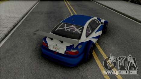 BMW M3 GTR [HQ] for GTA San Andreas