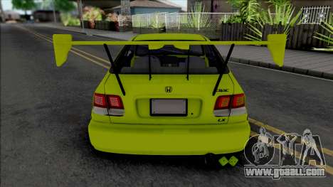Honda Civic 1.6 iES Yellow for GTA San Andreas