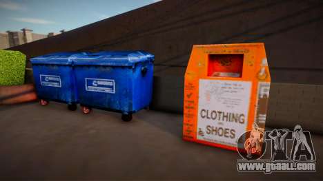 HQ Improved Dumpsters for GTA San Andreas