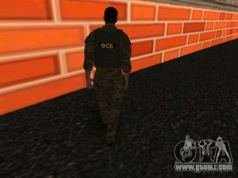 FSB officer CSN AntiterrOR for GTA San Andreas