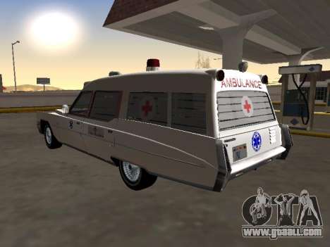 Cadillac Fleetwood Wagon 1970 Ambulance for GTA San Andreas