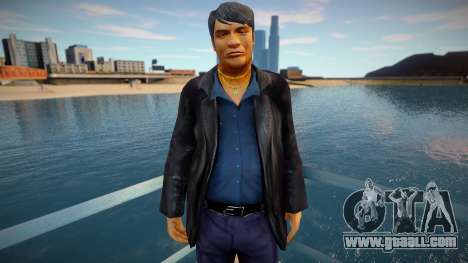 Russian mobster in leather jacket for GTA San Andreas