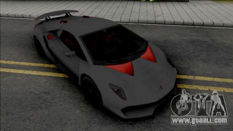 Lamborghini Sesto Elemento Carbon (SA Lights) for GTA San Andreas