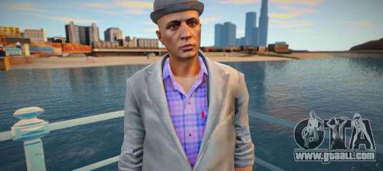 Dude in a gray jacket from GTA Online
