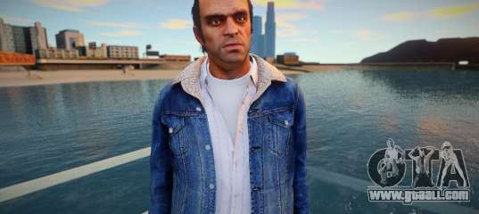 Trevor with blue jeans jacket from GTA 5