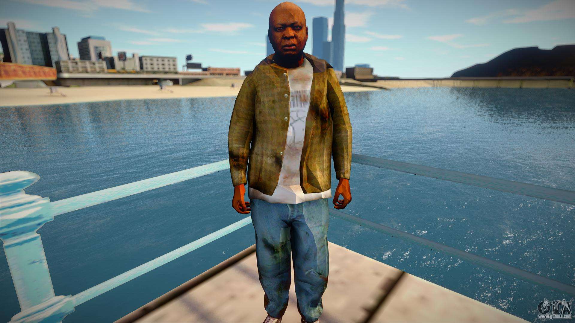 Homeless man from GTA 5 v3 for GTA San Andreas