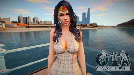 DC Wonder Woman Gust Mashup Swimwear for GTA San Andreas