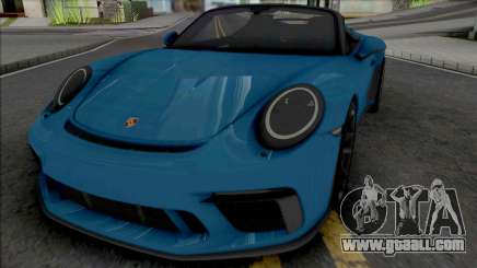 Porsche 911 Speedster 2020 [HQ] for GTA San Andreas