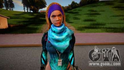 Metro Conflict girl for GTA San Andreas