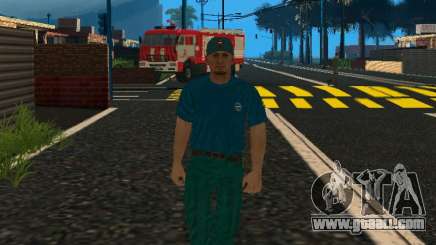 Employee of the Ministry of Emergency Situations of Russia 3 for GTA San Andreas