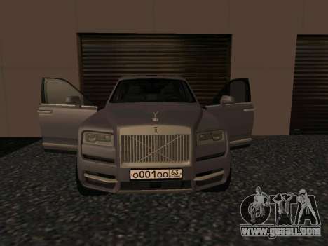 Rolls-Royce Cullinan RUS Plates for GTA San Andreas