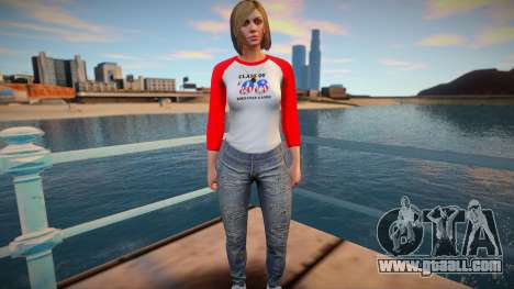 Girl in grey jeans from GTA Online for GTA San Andreas