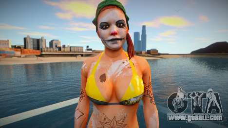 Juggalo Girl From GTA V skin for GTA San Andreas