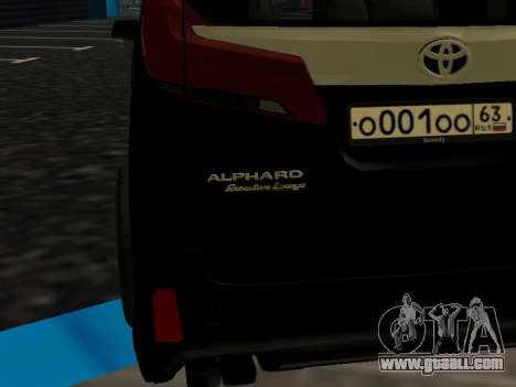 Toyota Alphard Hybrid Executive Louge for GTA San Andreas