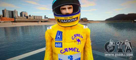 Ayrton Senna Lotus Camel Skin