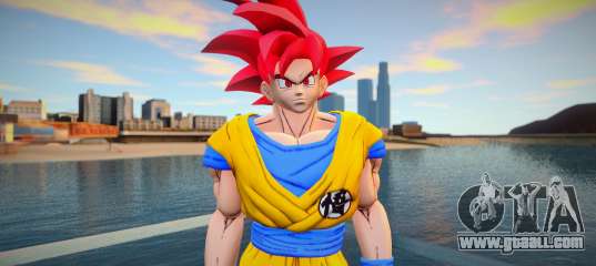 Goku God Red