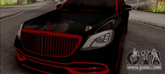 Mercedes-Maybach S650 Black-Red Tuning
