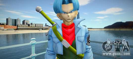 Trunks blue hair