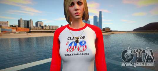 Girl in grey jeans from GTA Online