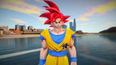 Goku God Red for GTA San Andreas