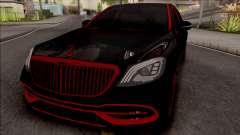 Mercedes-Maybach S650 Black-Red Tuning for GTA San Andreas