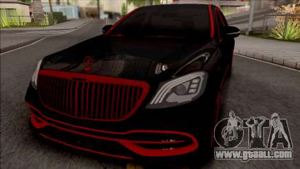 Mercedes-Maybach S650 Black-Red Tuning for GTA San Andreas