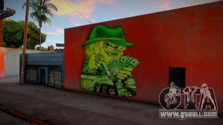 Gangster Spongebob Graffiti for GTA San Andreas