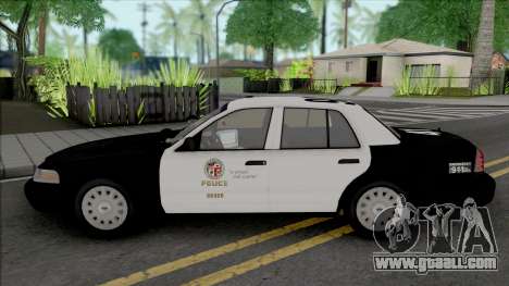 Ford Crown Victoria 2007 CVPI LAPD GND v3 for GTA San Andreas
