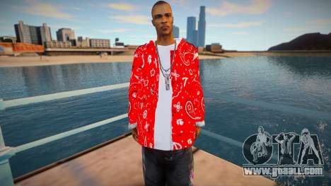 Bloodz red jacket for GTA San Andreas