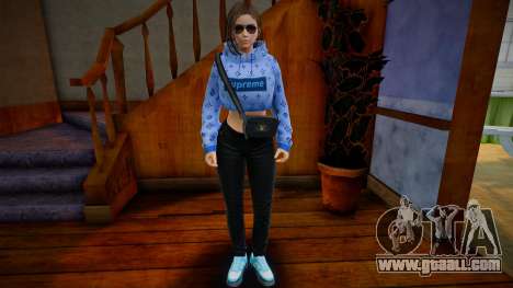 Samantha Samsung Assistant Virtual - Hoodie v3 for GTA San Andreas