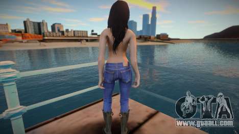 Vampire Girl Skyrim Topless for GTA San Andreas