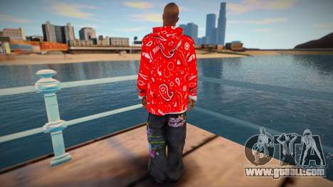 Bloodz red jacket for GTA San Andreas