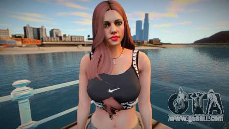 GTA Online Skin Ramdon Female 9 Fashion Casual for GTA San Andreas