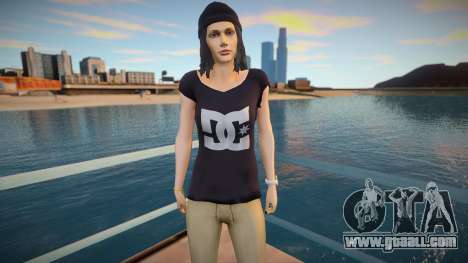 Girl with piercings for GTA San Andreas