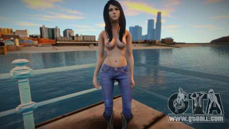 Vampire Girl Skyrim Topless for GTA San Andreas