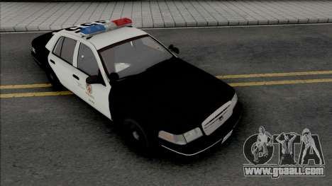 Ford Crown Victoria 1998 CVPI LAPD for GTA San Andreas