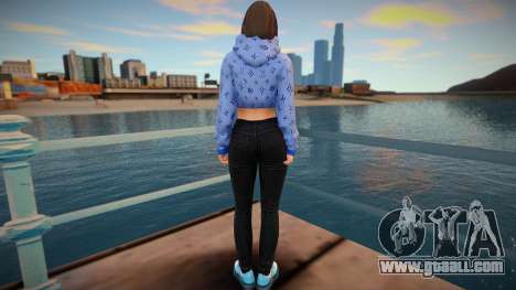 Samantha Samsung Assistant Virtual - Hoodie v1 for GTA San Andreas