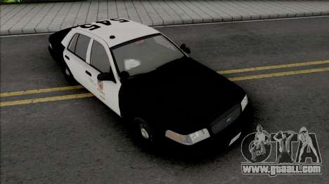 Ford Crown Victoria 2011 CVPI LAPD GND for GTA San Andreas