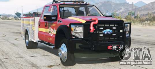 Ford F-450 Super Duty Crew Cab Utility Fire Truck 2013 for GTA 5