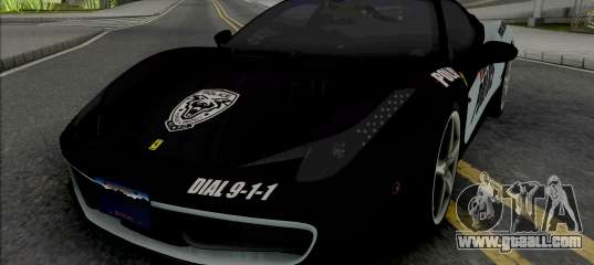 Ferrari 458 Italia Police